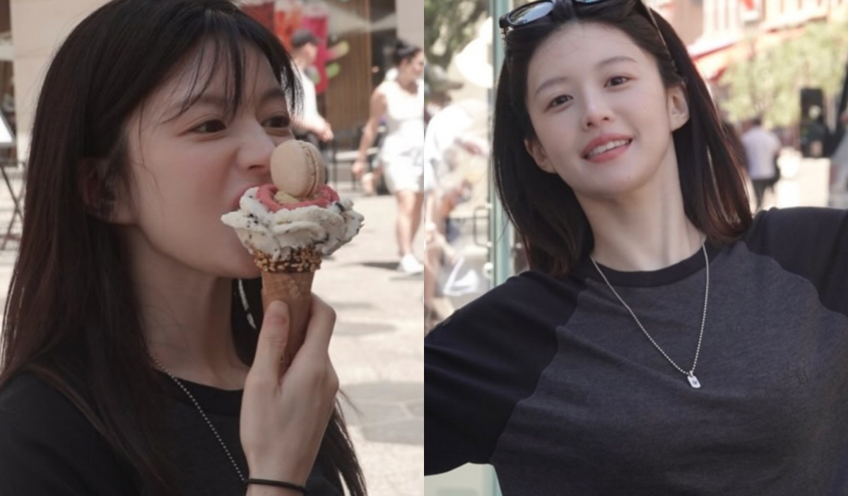 고윤정, 커피잔 들고 엉덩이 쏙···꾸러기 포즈도 청순하네
