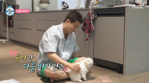 전현무, 70일된 새 가족 소개 "번식장서 구조된 강아지 입양" ('나혼산')
