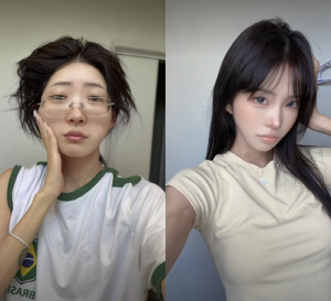 "'故최진실 딸' 최준희 맞아?" 안경 낀 민낯에 깜짝..확 달라진 분위기