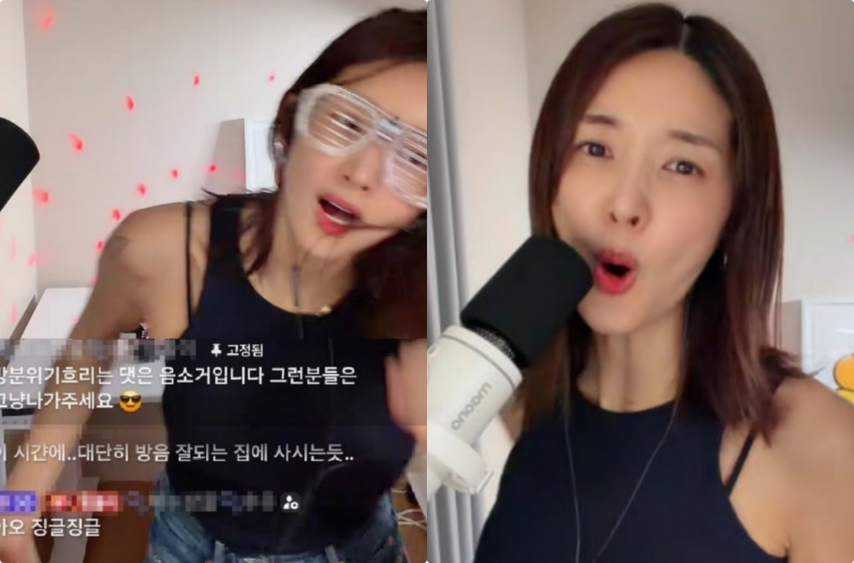 김빈우, 운전중 다리 올리고 전방 미주시..공식사과 한달 만에 또 안전불감증 논란