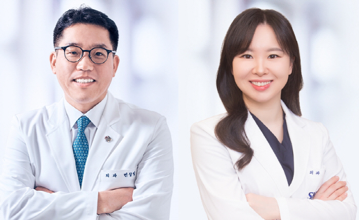 서울대병원 이식혈관외과 민상일(왼쪽)·조아라 교수