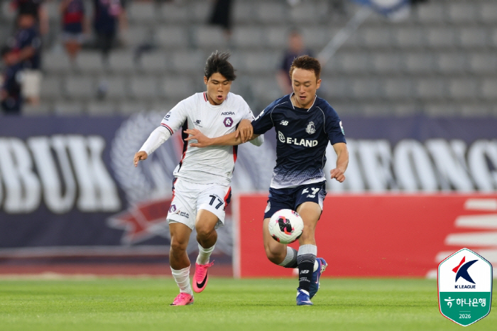 '가르시아 극장골' 충북청주, 14경기 만에 첫 승...이랜드에 2-1 역전승[현장 리뷰]