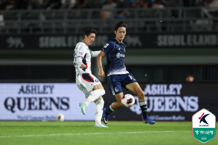 '가르시아 극장골' 충북청주, 14경기 만에 첫 승...이랜드에 2-1 역전승[현장 리뷰]