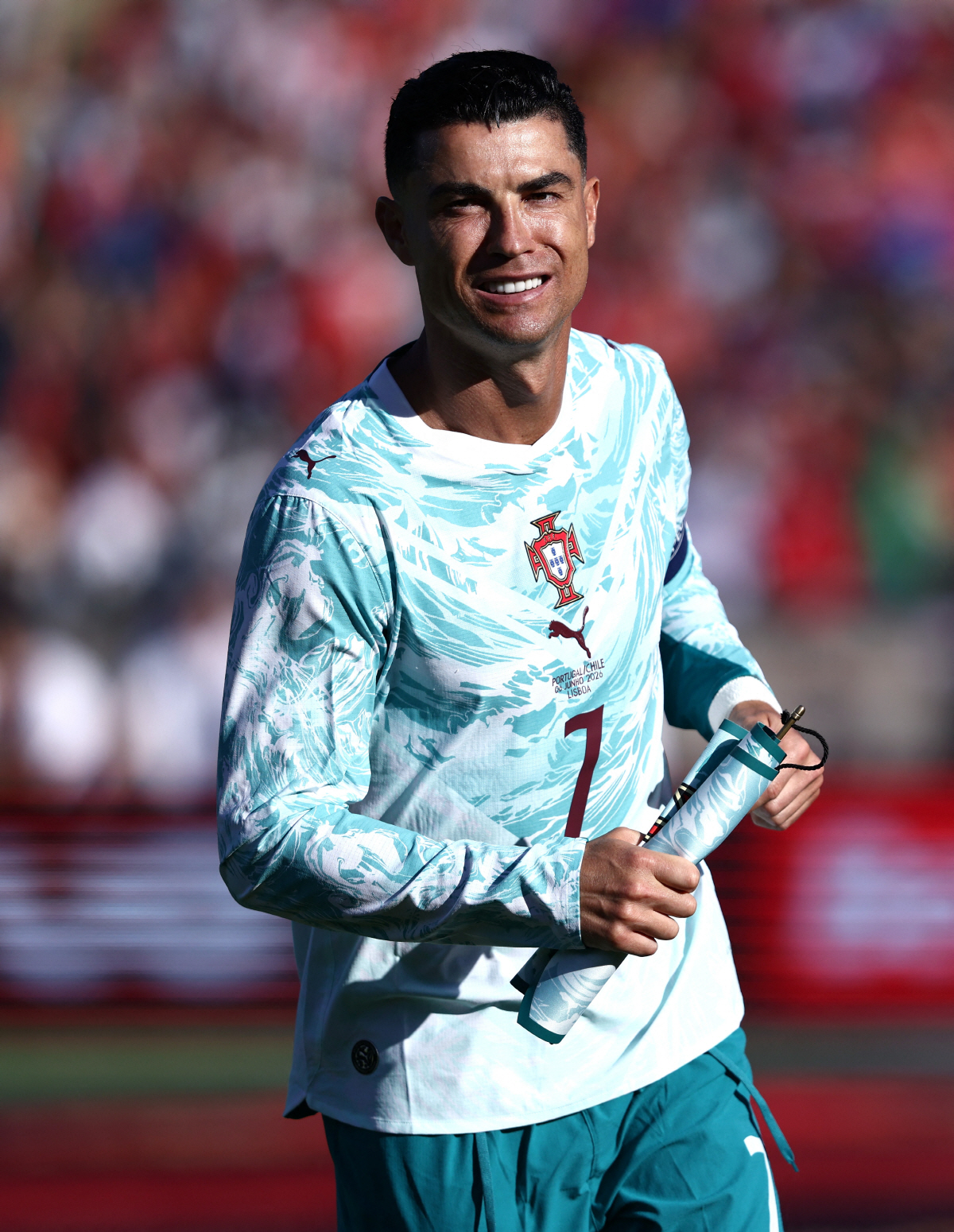 Soccer Football - International Friendly - Portugal v Chile - Estadio Nacional do Jamor, Lisbon, Portugal - June 6, 2026 Portugal's Cristiano Ronaldo before the match REUTERS/Rodrigo Antunes