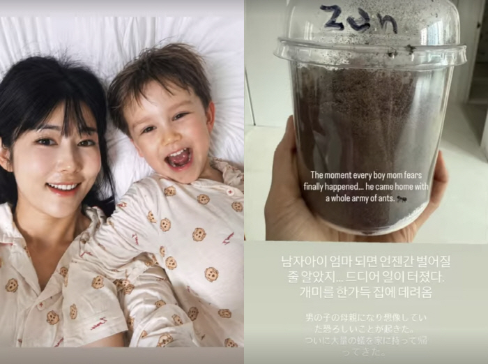 사유리, 아들맘 쉽지 않네…개미 한 가득 가져온 젠에 멘붕 "일 터졌다"