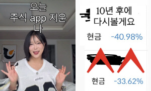 랄랄, '-40.98%' 처참한 수익률에 '앱 삭제'...주식 계좌 열었다 결국 폭발