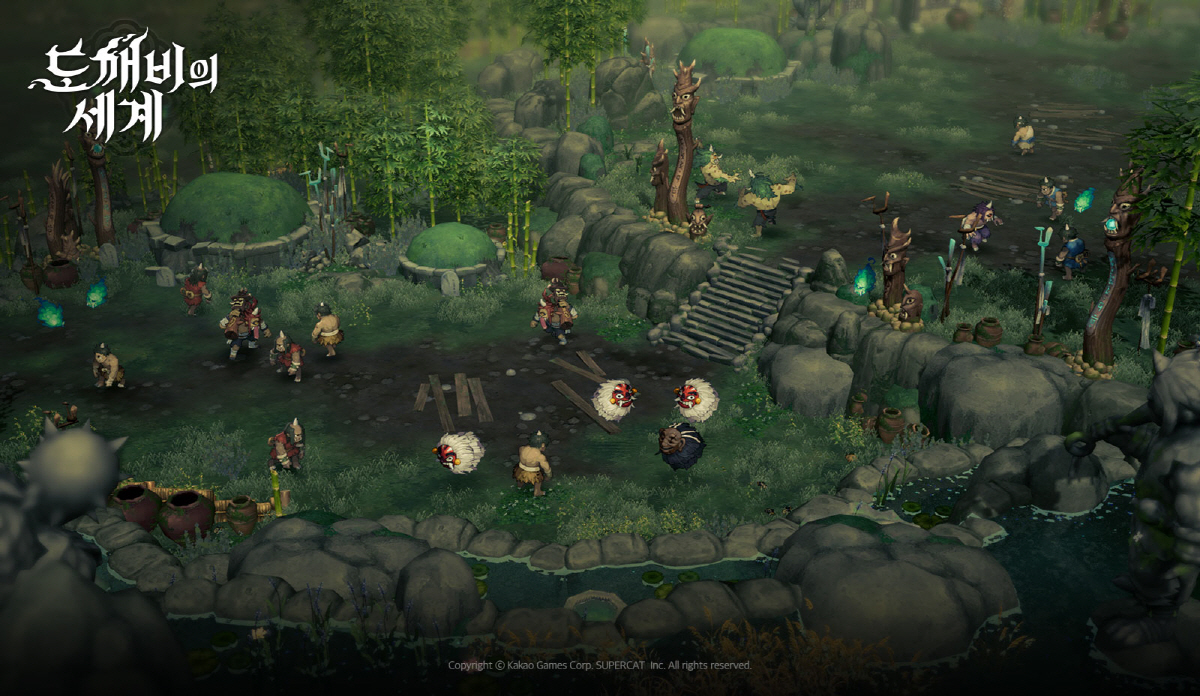 카카오게임즈의 한국적 소재 MMORPG '도깨비의세계', 인게임 이미지 첫 공개