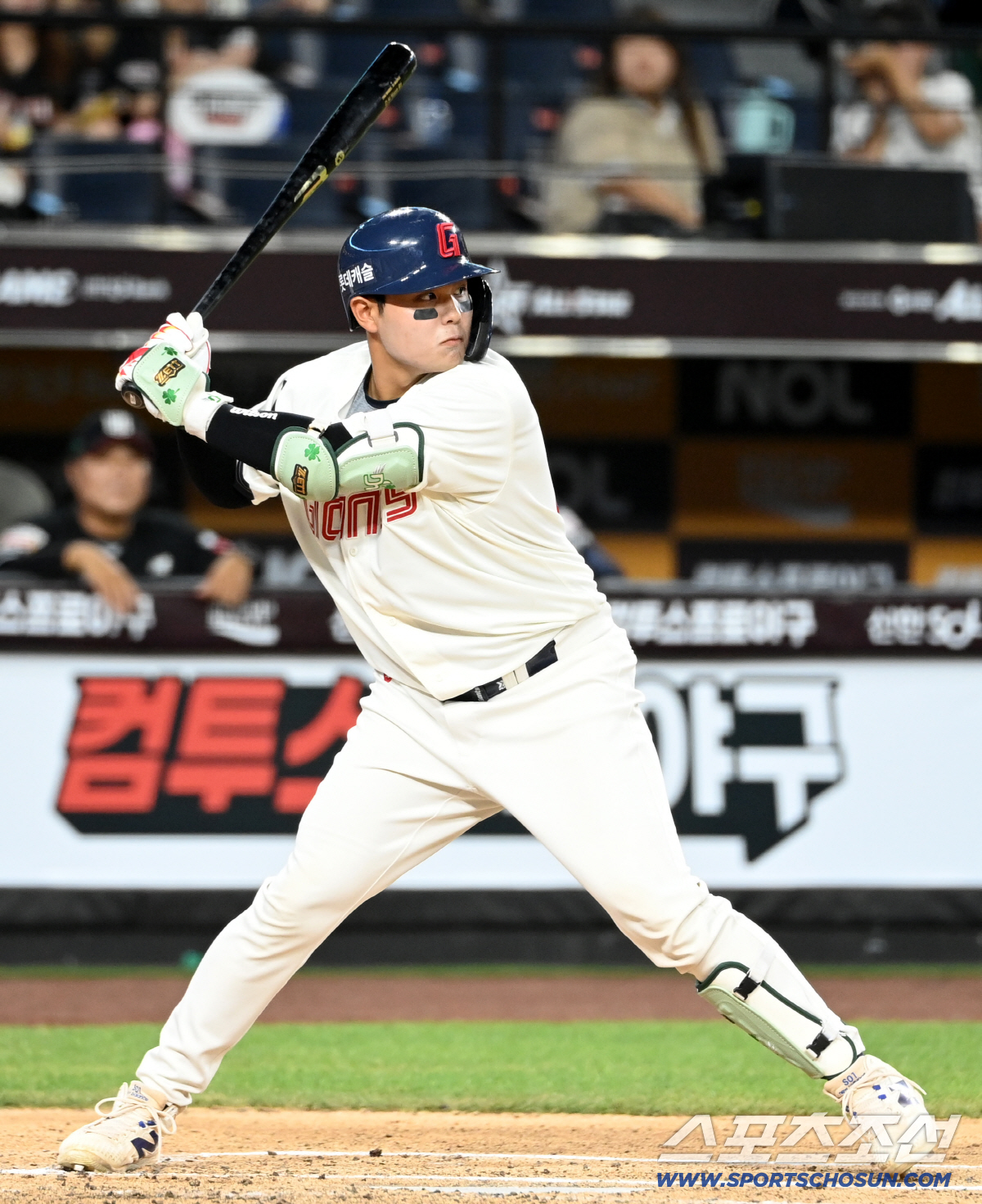 11일 대전 한화생명볼파크에서 열린 2025 KBO 퓨처스리그 올스타전, 7회초 2사 1루 남부올스타 롯데 박재엽이 타격을 하고 있다. 대전=허상욱 기자 wook@sportschosun.com/2025.07.11/
