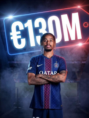 '한화 2290억, 미쳤다' PSG, EPL이 노리는 바르콜라 몸값 1억3000만유로 책정..리버풀-아스널 '기겁한다'
