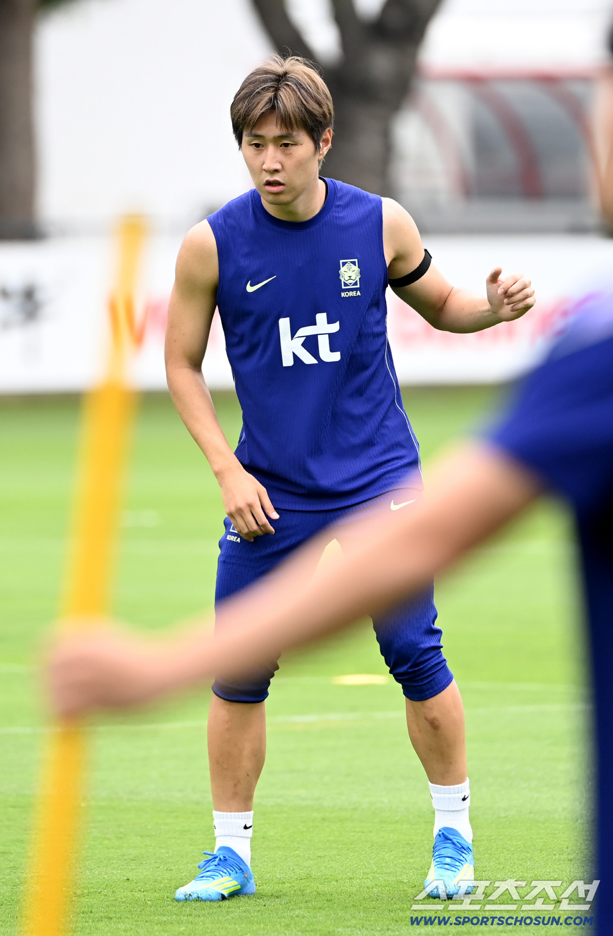 9일(한국시각) 멕시코 과달라하라 인근 사포판 월드컵대표팀 베이스캠프 훈련장 치바스 베르데 바예에서 진행된 대한민국 월드컵 대표팀의 공식 훈련. 이강인이 훈련을 펼치고 있다. 사포판(멕시코)=허상욱 기자 wook@sportschosun.com/2026.06.09/