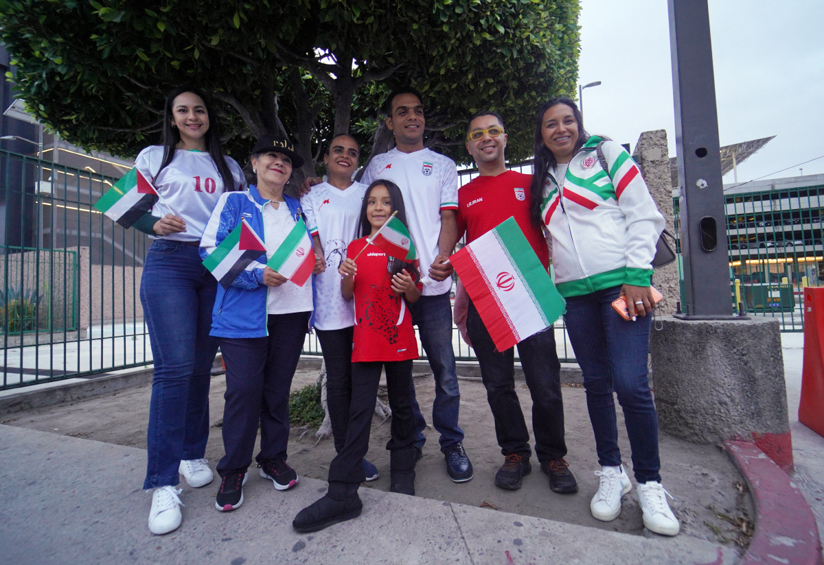 FIFA World Cup 2026 - Team Iran arrives at Tijuana for World Cup - Tijuana International Airport, Tijuana, Mexico - June 7, 2026 Iran fans are seen as the team arrives in Mexico ahead of the World Cup REUTERS/Victor Medina