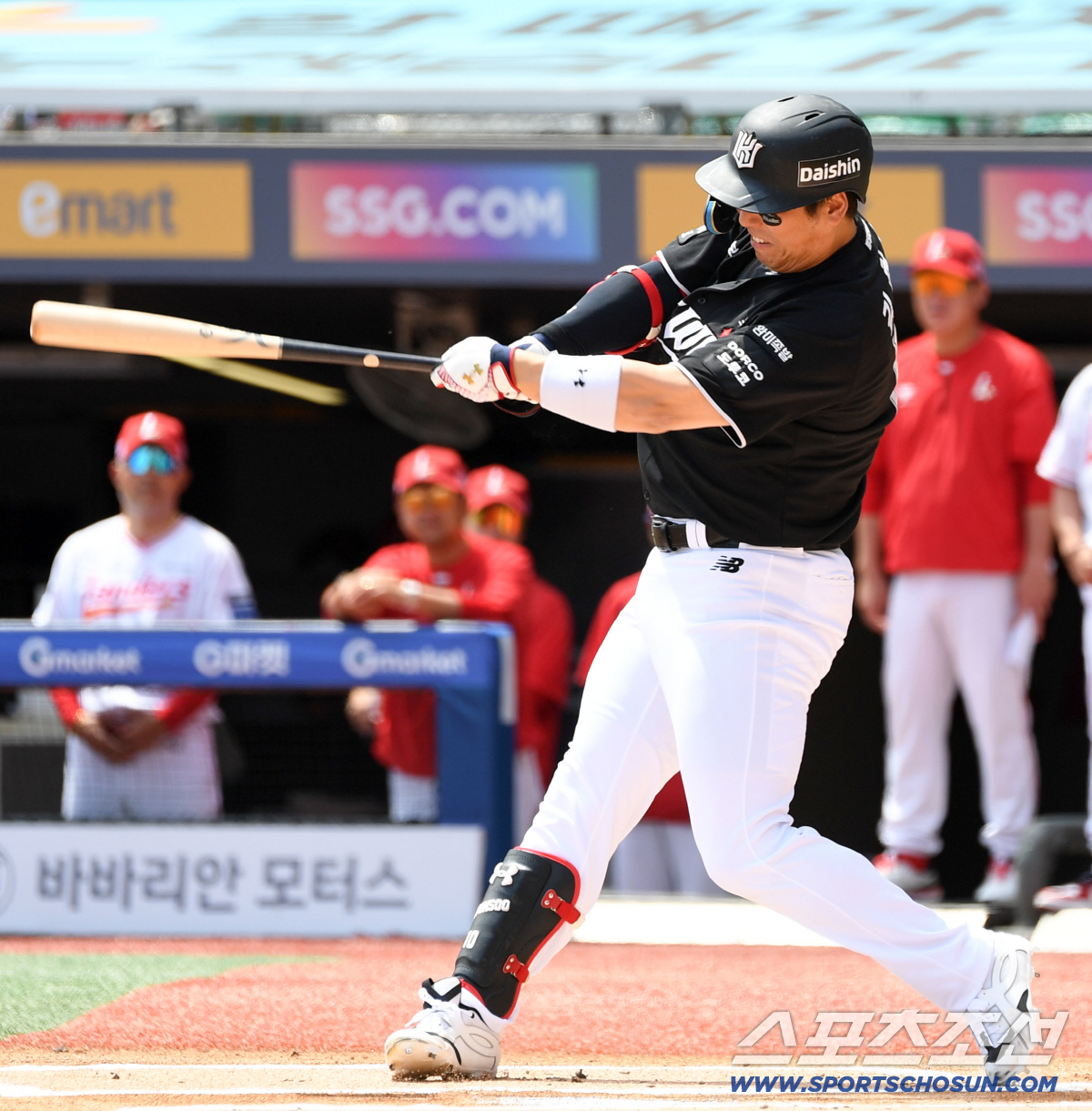6일 인천SSG랜더스필드에서 열린 SSG와 KT의 경기. KT 김현수가 타격을 하고 있다. 인천=박재만 기자 pjm@sportschosun.com/2026.06.06/
