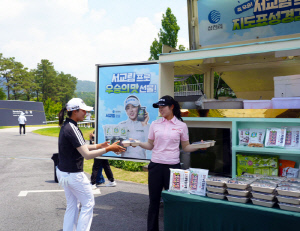 삼천리 스포츠단 서교림 프로 '우승의 맛'…레이크우드CC에 성경식품 푸드트럭 '깜짝 등장'