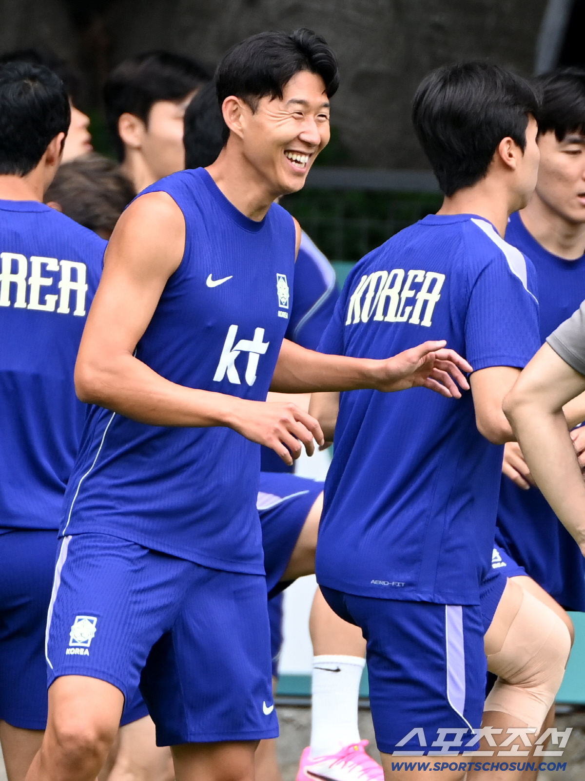 9일(한국시각) 멕시코 과달라하라 인근 사포판 월드컵대표팀 베이스캠프 훈련장 치바스 베르데 바예에서 진행된 대한민국 월드컵 대표팀의 공식 훈련. 손흥민이 훈련을 펼치고 있다. 사포판(멕시코)=허상욱 기자 wook@sportschosun.com/2026.06.09/