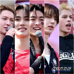 'BTS' 부럽지 않은 '코르티스' 광화문 무대 열기 폭발, 파워 넘치는 역동적인 퍼포먼스-긍정에너지