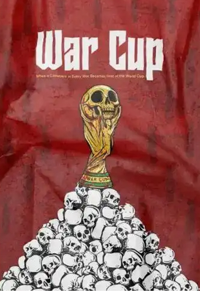 'Not a World Cup, but a 'War Cup'' ... Iran fires back at U.S. World Cup promotion with mocking poster