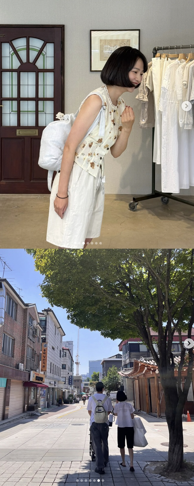 "아내 가방 대신 메고" '참교육' 대박 김무열, ♥윤승아 앞 사랑꾼 '달달 뒷모습'