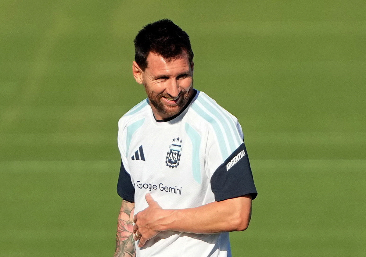 Soccer Football - FIFA World Cup 2026 - Argentina Training - Sporting KC Training Centre, Kansas City, Kansas, U.S. - June 11, 2026 Argentina's Lionel Messi during training IMAGN IMAGES via Reuters/Denny Medley TPX IMAGES OF THE DAY