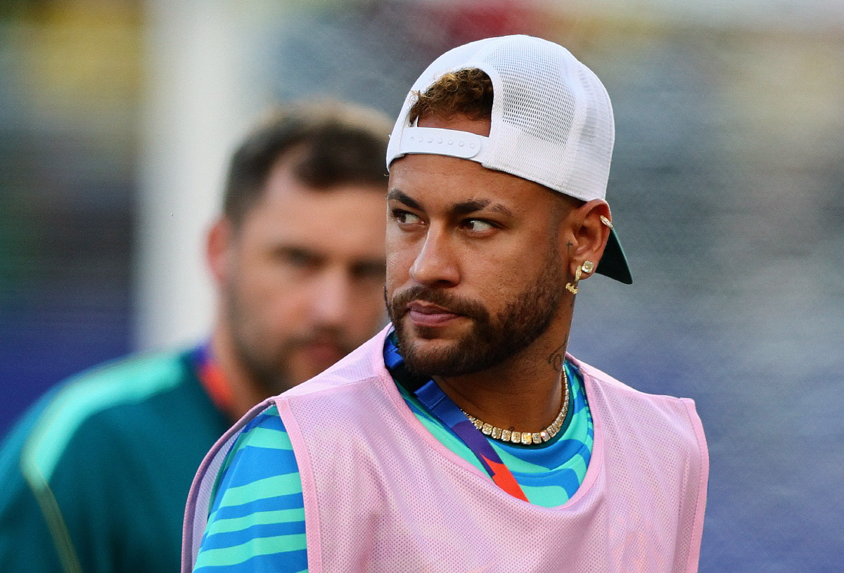 Soccer Football - FIFA World Cup 2026 - Group C - Brazil v Morocco - New York/New Jersey Stadium, East Rutherford, New Jersey, U.S. - June 13, 2026 Brazil's Neymar Jr. IMAGN IMAGES via Reuters/Caean Couto