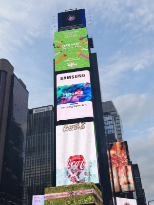 삼성전자, '마이크로 RGB' TV 글로벌 주요 명소 옥외 광고 진행