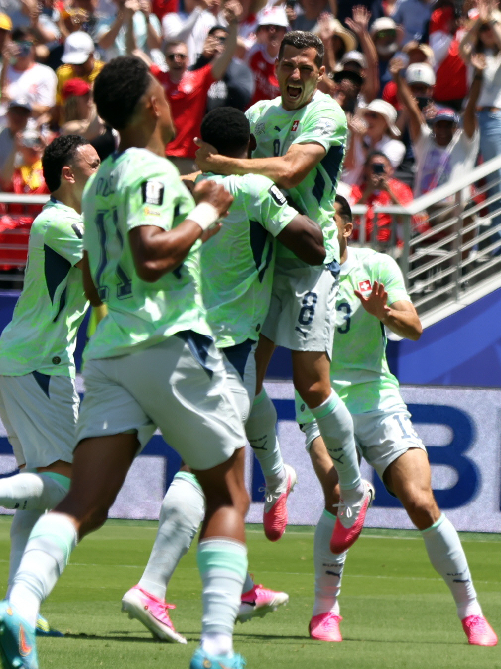 "온사이드! 정심 맞거든" 스위스 PK골 '반자동 옵싸 판독' 논란에 FIFA가 직접 답했다