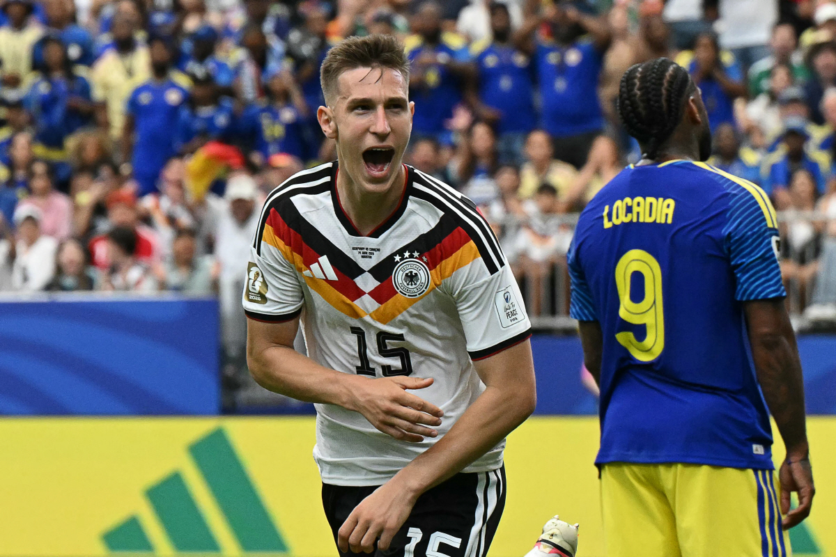 Germany's defender #15 Nico Schlotterbeck