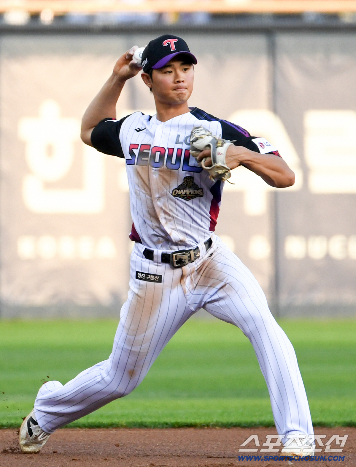 22일 잠실구장에서 열린 LG와 키움의 경기. LG 이영빈이 수비를 하고 있다. 잠실=박재만 기자 pjm@sportschosun.com/2026.05.22/
