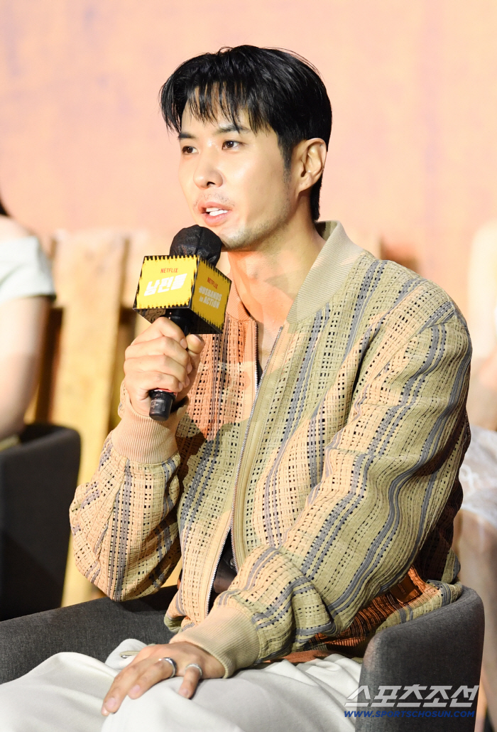 The production press conference for the Netflix film 'Husbands in Action' was held on the 15th at The Ambassador Seoul - A Pullman Hotel in Jung