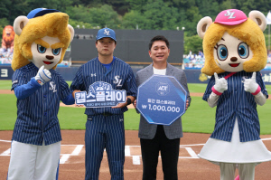 삼성 최고 히트상품, '투혼 근성 허슬' 상 모조리 싹쓸이, ADT캡스 '월간 캡스플레이' 5월 수상자 선정