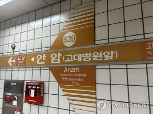 6호선 안암역 소방점검 중 이산화탄소 방출…무정차후 정상운행