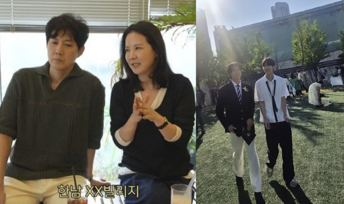 '188cm' 류진子 찬형, '학비 6억' 국제학교 졸업…뷔 닮은 동생과 훈훈 투샷