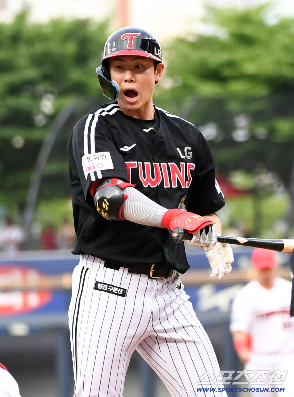 KBO 최정상급 선구안 홍창기도 아쉬웠던 첫 타석 삼진.