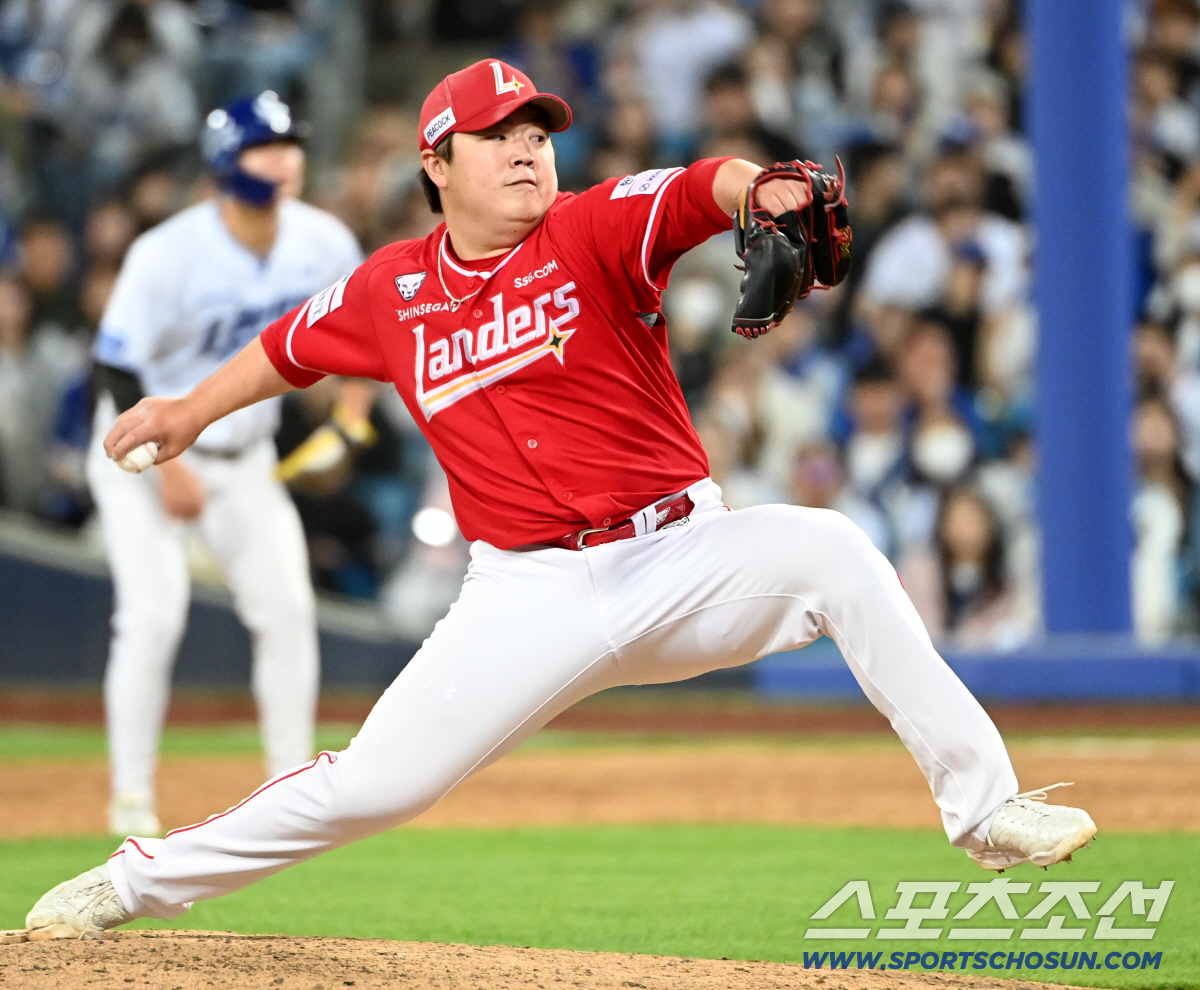 21일 대구삼성라이온즈파크에서 열린 SSG와 삼성의 경기. 역투하는 SSG 이로운. 대구=허상욱 기자 wook@sportschosun.com/2026.04.21/