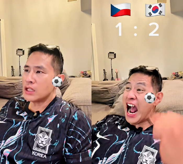 '한국행 포기' 유승준, 국대 유니폼 입고 응원.."누가 뭐래도 화이팅 코리아"