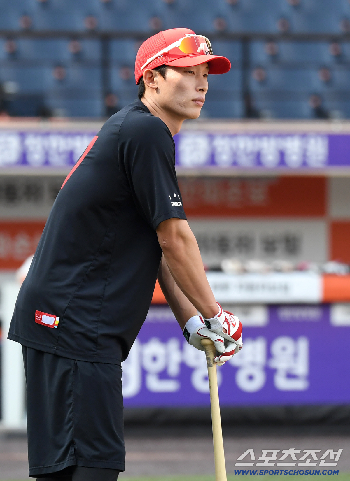 9일 대전 한화생명볼파크에서 열리는 한화와 KIA의 경기. 타격 훈련을 하고 있는 KIA 김호령. 대전=송정헌 기자 songs@sportschosun.com/2026.06.09/