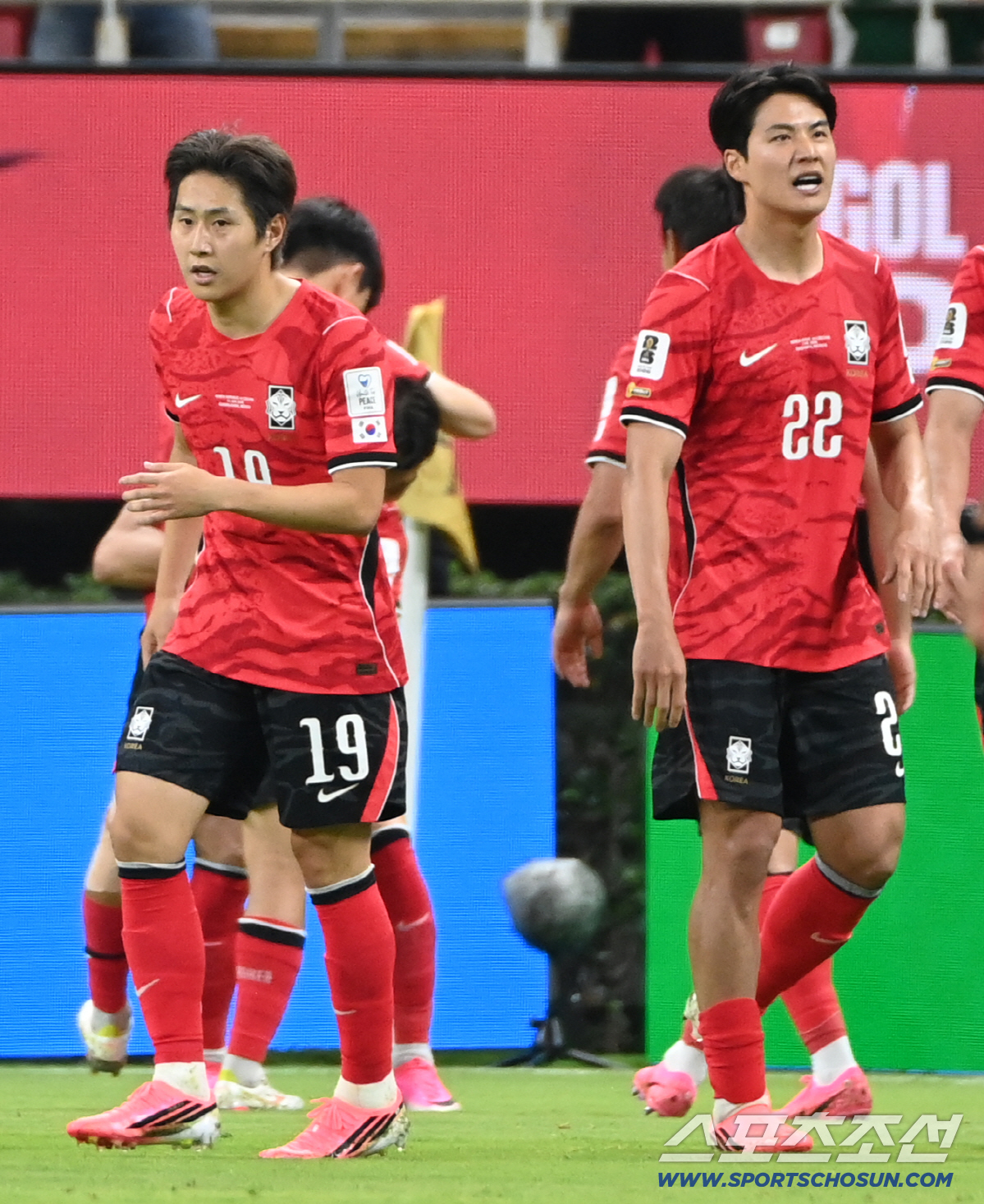 12일(한국시각) 멕시코 과달라하라 사포판의 에스타디오 과달라하라에서 열린 2026 북중미월드컵 대한민국과 체코의 경기. 경기에 나선 이강인과 설영우의 모습. 사포판(멕시코)=허상욱 기자 wook@sportschosun.com/2026.06.12/