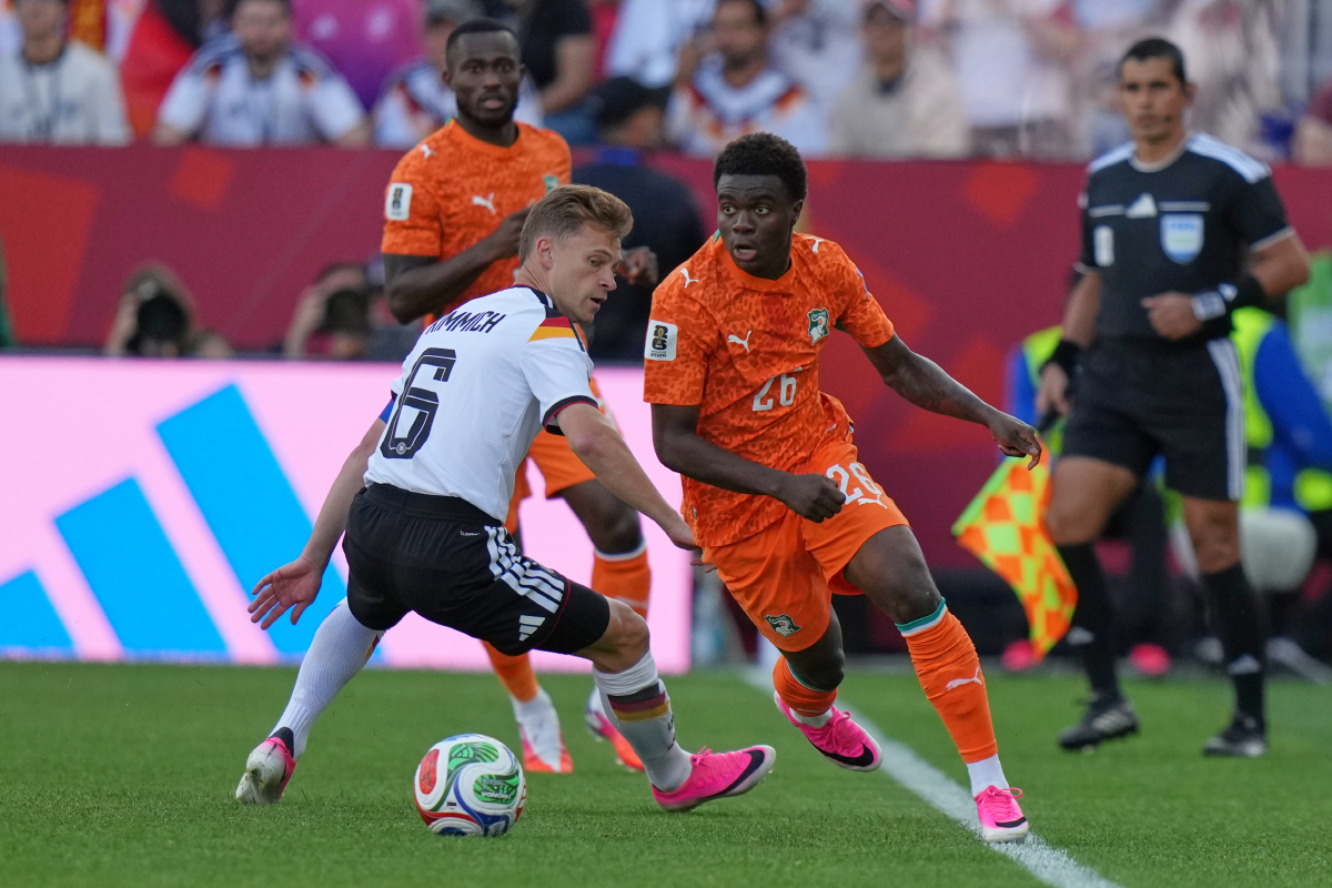 '홍명보호에 4-0' 코트디부아르 미친 스피드X극강의 폼, 독일 상대 선제골! 전반 1-0 앞섰다[북중미월드컵 E조 2차전]
