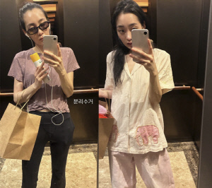 김민하, 9kg 감량하더니 뼈대만 남았네…선글라스 레깅스 '꾸안꾸' 분리수거