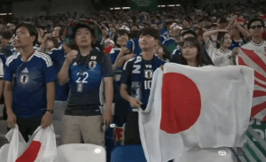 "충격!" '亞 새 역사' 日 무개념 두 얼굴…관중석 욱일기 등장 'FIFA도 금지한 응원 논란'