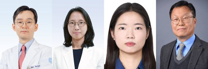 (왼쪽부터)분당서울대병원 신경과 박영호 교수, 편정민 교수, 황지윤 연구원, 美 인디애나대학 노광식 교수