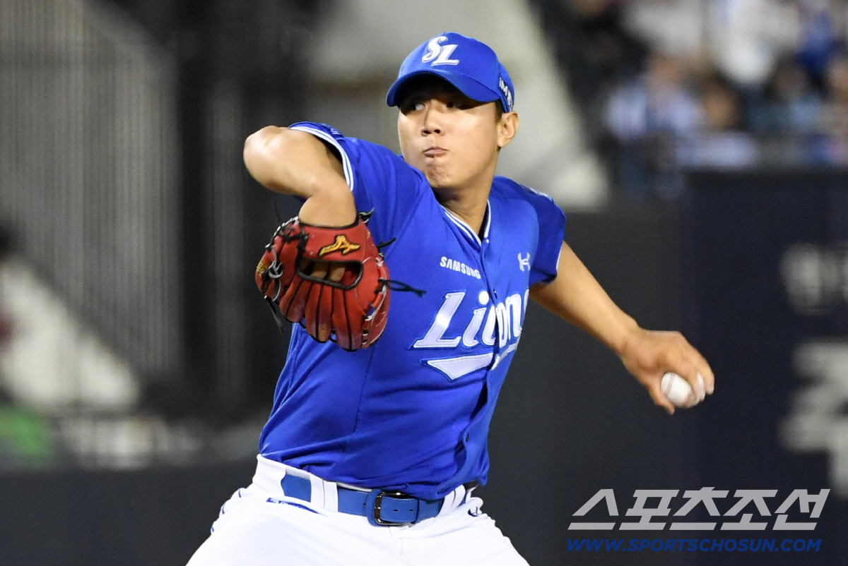 12일 잠실구장에서 열린 LG와 삼성의 경기. 삼성 배찬승이 역투하고 있다. 잠실=박재만 기자 pjm@sportschosun.com/2026.05.12/