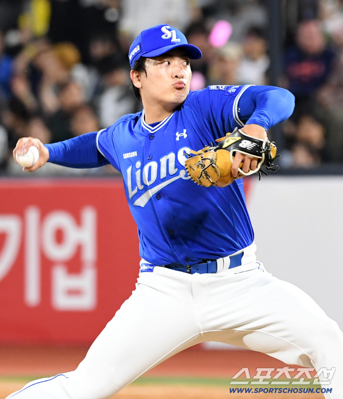 11일 수원KT위즈파크에서 열린 KT와 삼성의 경기. 삼성 이재희가 역투하고 있다. 수원=박재만 기자 pjm@sportschosun.com/2026.06.11/