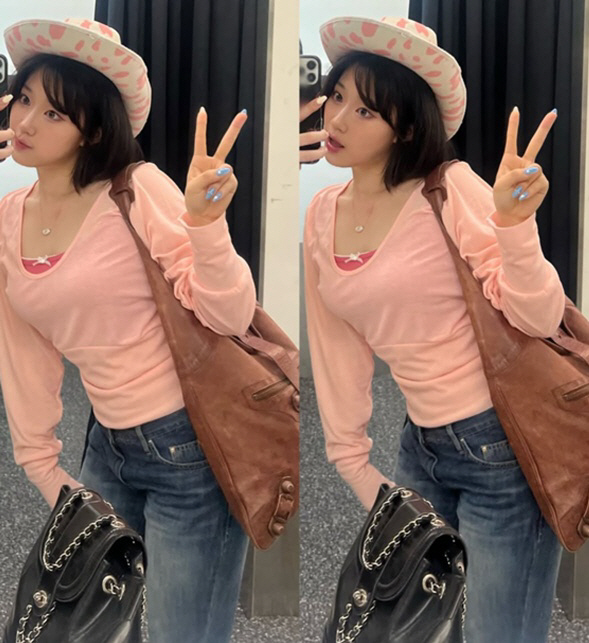 '윤후♥' 최유빈, 10kg 감량했나..'개미허리' 확 달라진 몸매
