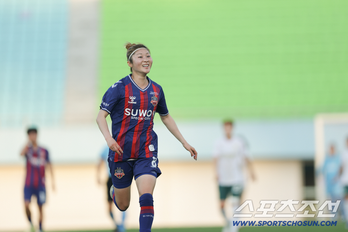 이천종합운동장/ 2026 W코리아컵/ 1라운드/ 수원FC위민 vs 경주한수원WFC/ 수원 아야카 득점/ 골 세레머니/ 사진제공=KFA