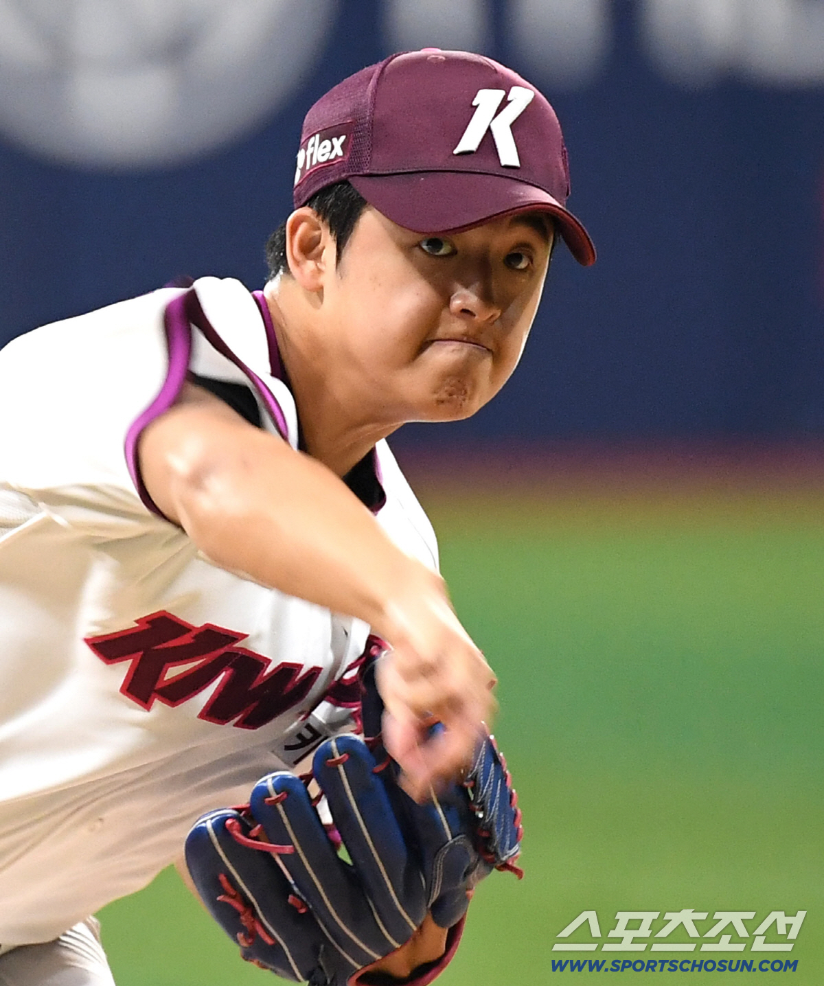23일 고척 스카이돔에서 열린 키움과 KIA의 경기. 선발 투구하고 있는 키움 박준현. 고척=송정헌 기자 songs@sportschosun.com/2026.06.23/