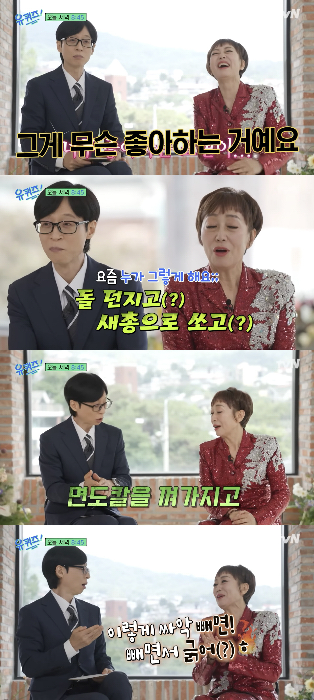 "못으로 새총 쏘고 돌던져"..하춘화, 테러수준 극성팬 일화 '경악' ('유퀴즈')