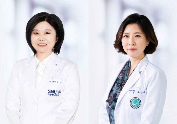 서울대병원 가정의학과 박민선 교수(왼쪽)와 이대서울병원 가정의학과 유인선 교수