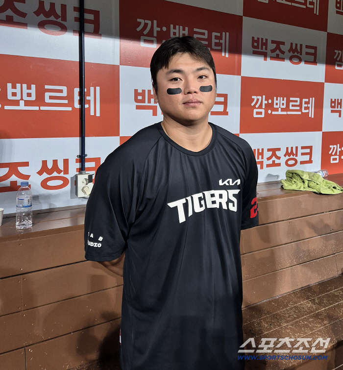 '158㎞ 안우진 무너뜨렸다'…'대투수' 양현종도 반한 포수, 동점 적시 2루타 폭발 "무조건 1점 내야겠다는 생각 뿐"