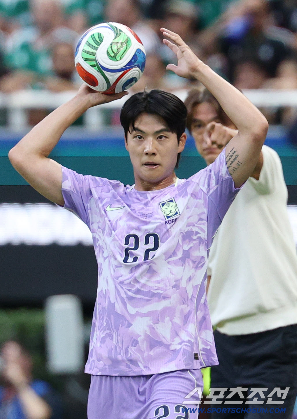 19일(한국시각) 멕시코 과달라하라 사포판의 에스타디오 과달라하라에서 열린 2026 북중미월드컵 대한민국과 멕시코의 경기. 설영우. 사포판(멕시코)=허상욱 기자 wook@sportschosun.com/2026.06.19/