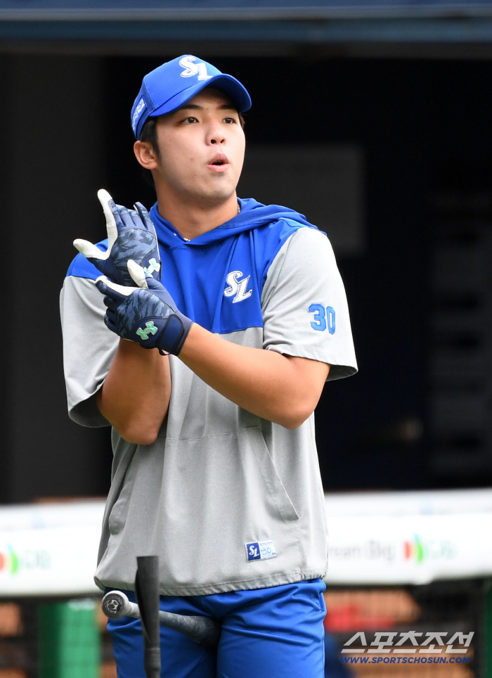 "여러가지 상황상..." '유격수→3루수→벤치대기'  '0.125, 5삼진' 김영웅, 복귀 3경기 만에 선발 제외